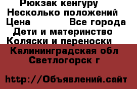 Рюкзак кенгуру 0 . Несколько положений › Цена ­ 1 000 - Все города Дети и материнство » Коляски и переноски   . Калининградская обл.,Светлогорск г.